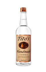 Tito’s Handmade Vodka 70cl bottle - Award-winning American craft vodka distilled in Austin, Texas, made from 100% corn in an old-fashioned pot still, with a smooth, clean finish.