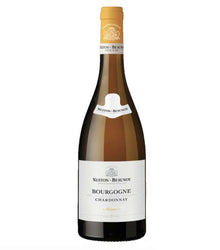 Bottle of Nuiton-Beaunoy Bourgogne Chardonnay Reserve 75cl, white Burgundy with a gold foil capsule and white crest label