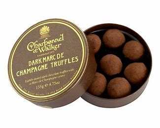 Charbonnel et Walker Dark Marc de Champagne Chocolate Truffles
