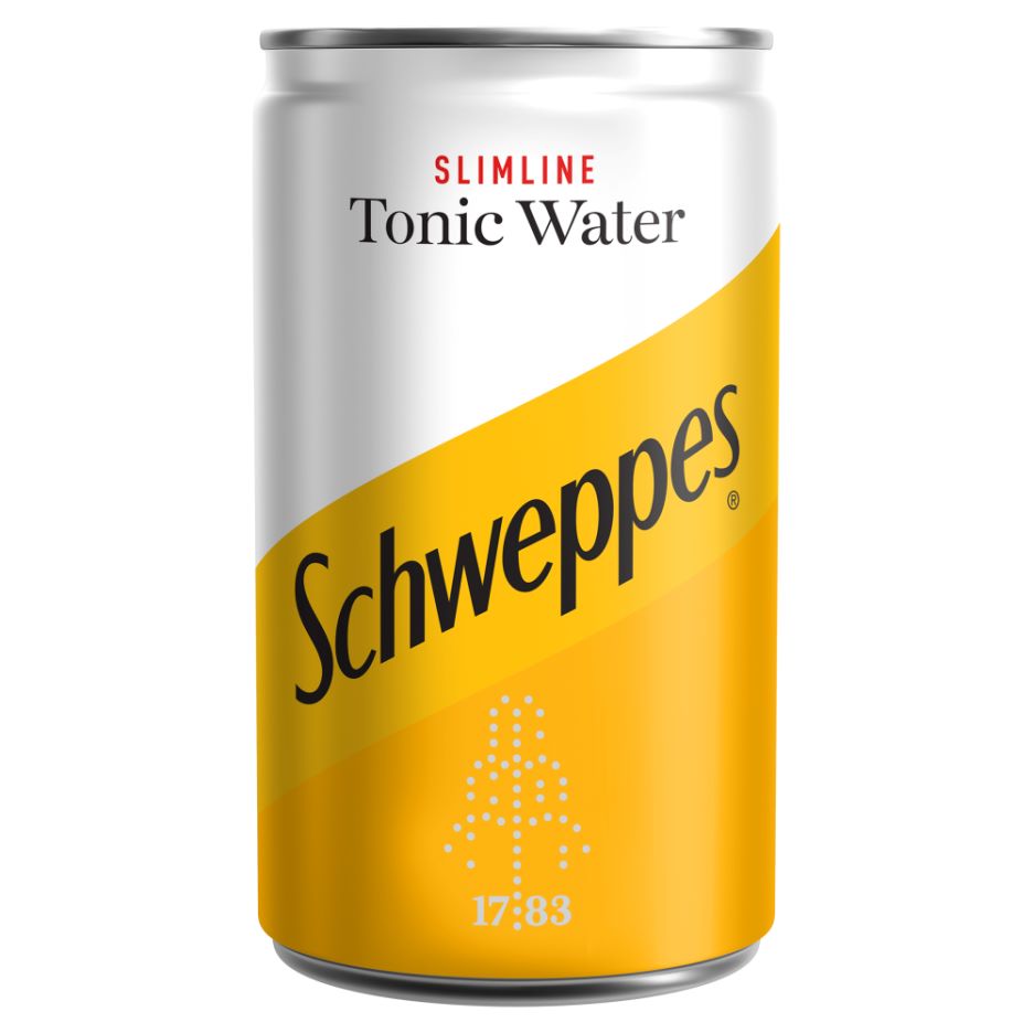 Schweppes Slimline Indian Tonic Water 24x 150ml Cans