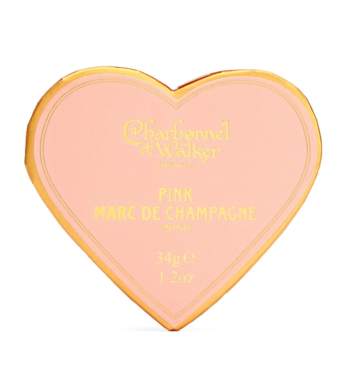 Heart-shaped blush compact with 'Chantel' branding on a white background