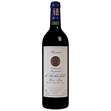 Barons Edmond Benjamin de Rothschild Haut-Médoc wine bottle, Bordeaux, 75cl, Rothschild Wine Delivery.