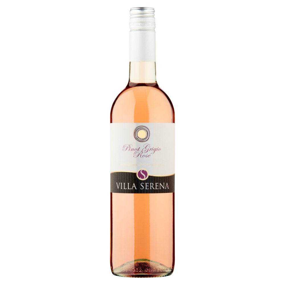 Villa Serena Pinot Grigio Rosé wine bottle, 75cl, Veneto Italy.