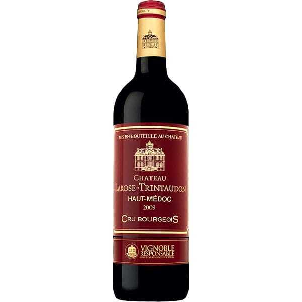 Château Larose Trintaudon Haut-Médoc wine bottle, 75cl, red wine.