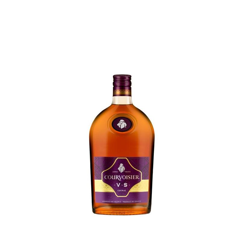 Courvoisier 35cl Cognac bottle with rich amber color and elegant label design.