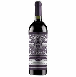 Gran Sasso Montepulciano d’Abruzzo 75cl bottle, Italian red wine from Abruzzo region.