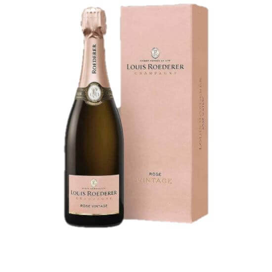 Louis Roederer 2016 Rosé Champagne 75cl bottle and box.