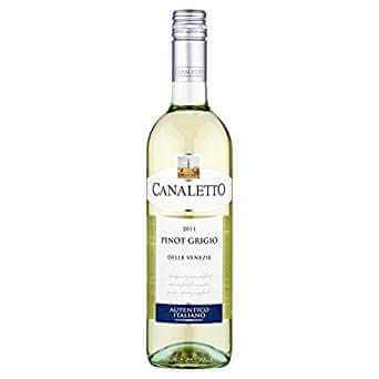 Pinot Grigio Canaletto wine bottle, Italian white wine delivery in UK.