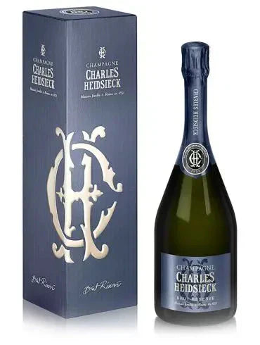 Charles Heidsieck Brut Reserve NV Champagne 75cl bottle and gift box.