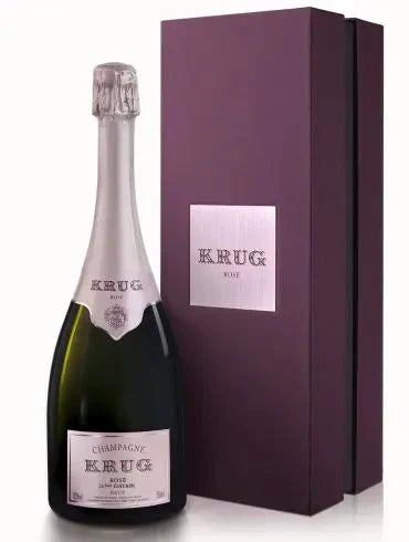 Krug Rosé Brut Champagne bottle and gift box 75cl.
