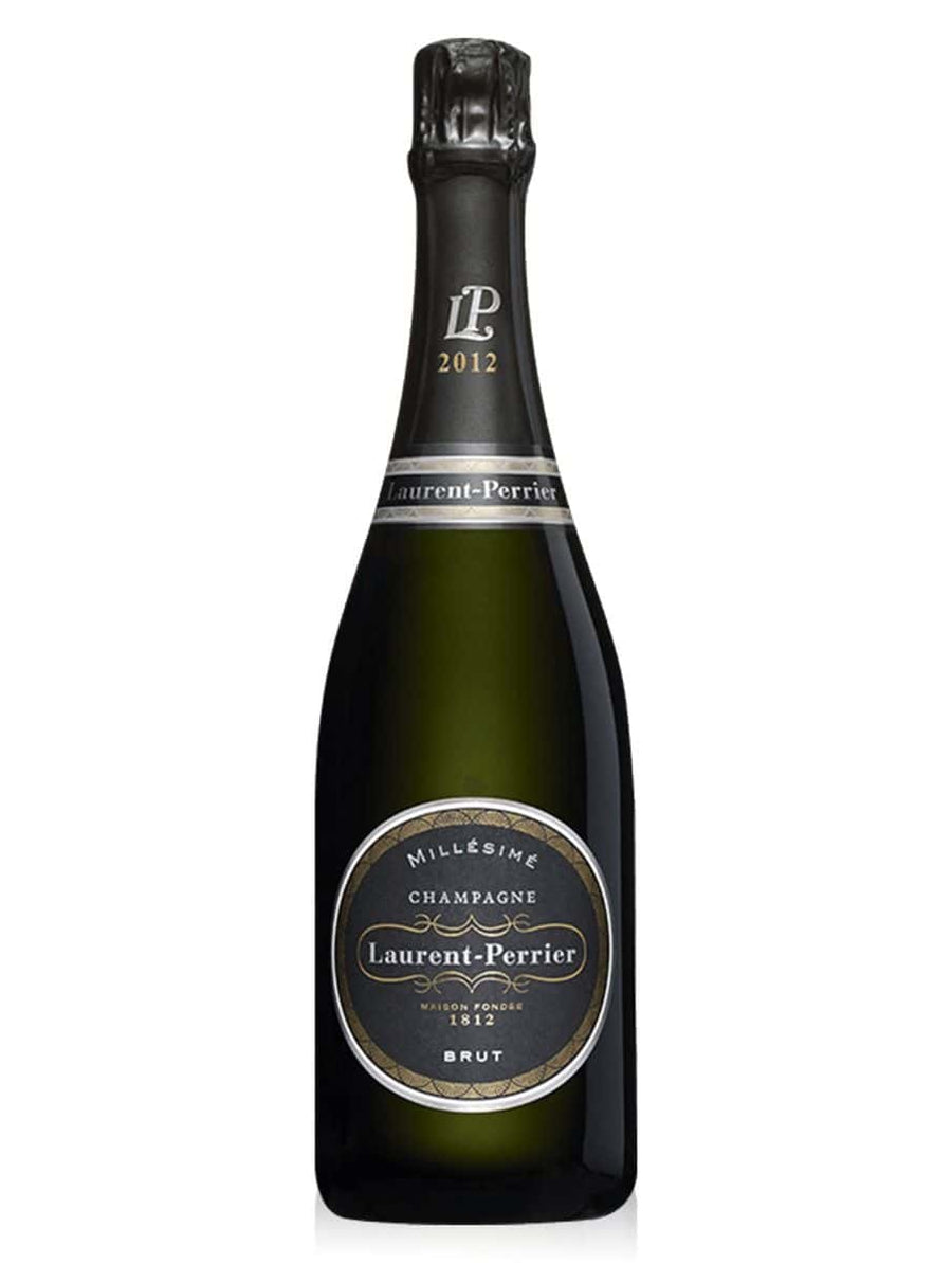 Laurent-Perrier Brut Millésime Vintage 2012 Champagne bottle, 75cl, front view.