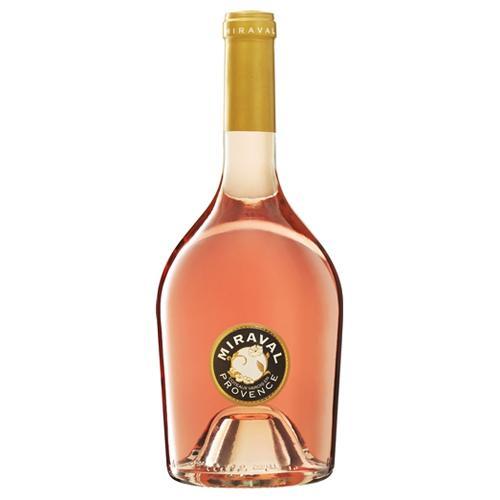 Miraval Rose Cotes De Provence 75cl bottle with elegant pale pink wine.