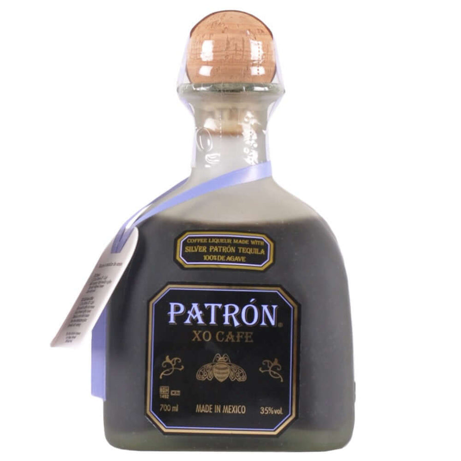 Patron XO Cafe Tequila 70cl bottle, coffee-infused Mexican tequila liqueur, perfect for gifting and same-day delivery in London.