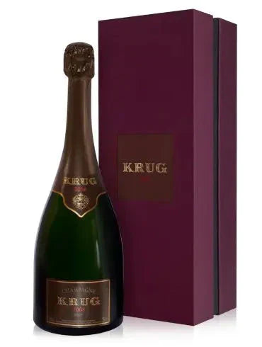 Krug 2008 Vintage Champagne Gift Box 75cl with elegant packaging.